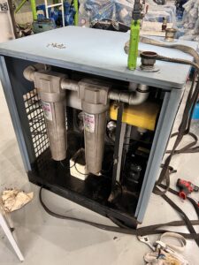 퓨마콤프레샤 에어드라이어 내부 필터 케이스 분해 확인 50마력